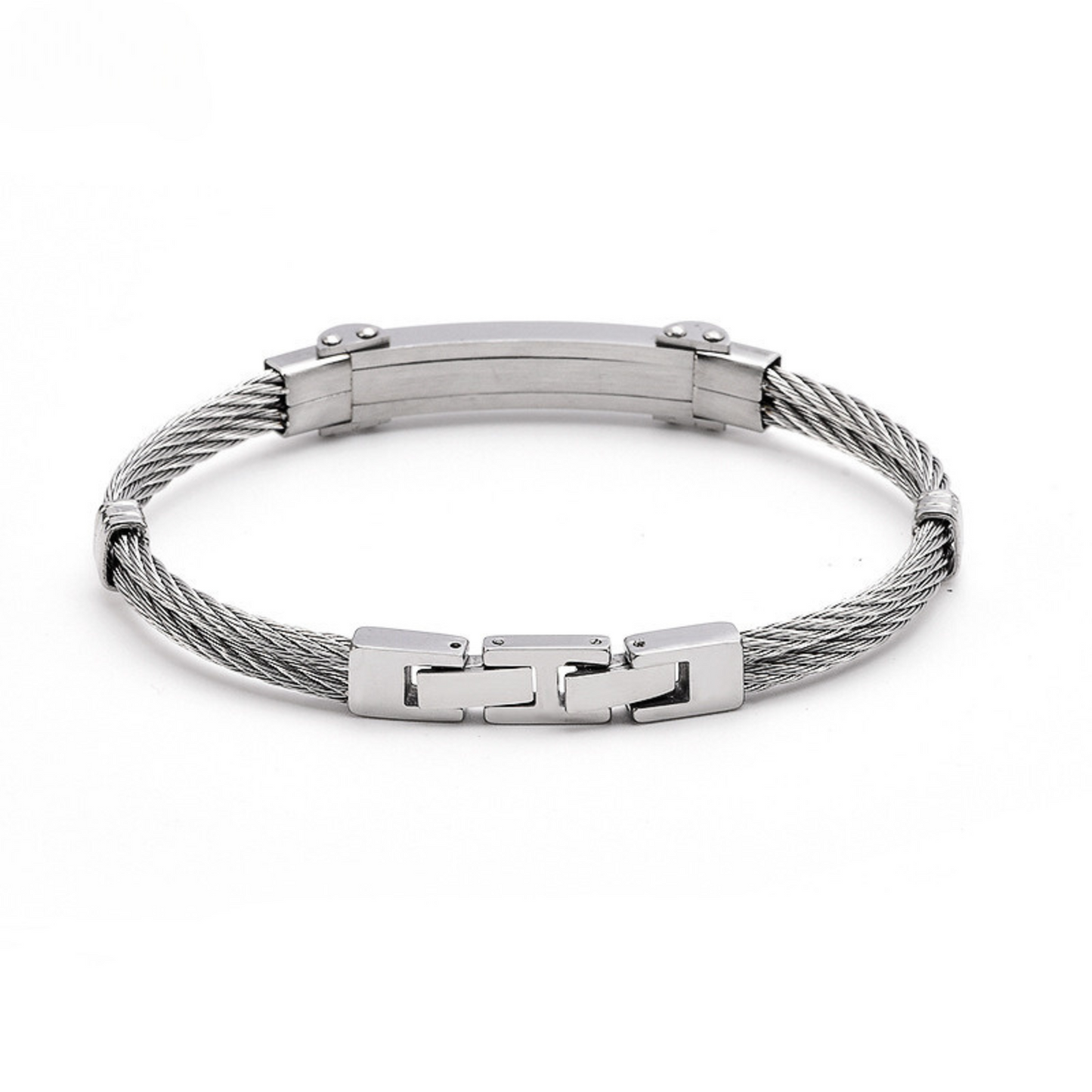 Pulsera de acero inoxidable hombre - Oferta 2x1