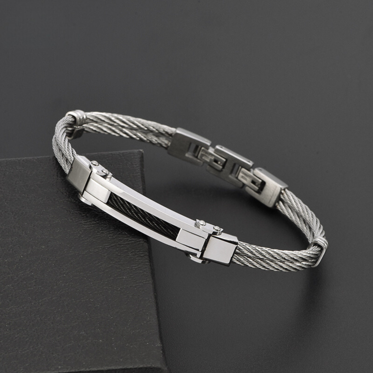 Pulsera de acero inoxidable hombre - Oferta 2x1